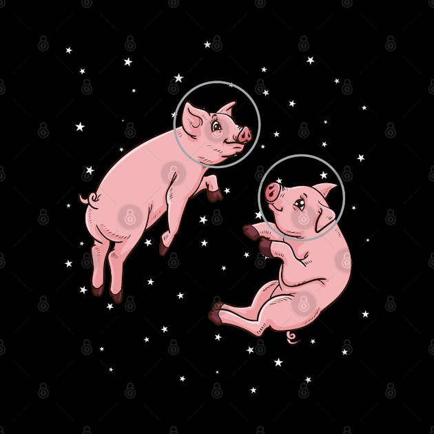 Pig Gifts For Pig Lovers Farmer Pigs Women Swine Astronaut Pig by PomegranatePower
