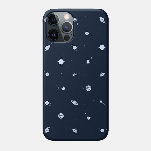 Planetary Polka Dots - Space - Phone Case