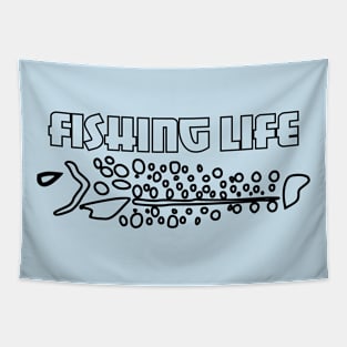 Fishing Life Tapestry