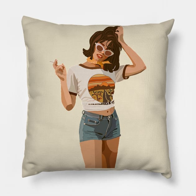 Retro Baby Pillow by Designs.Cass