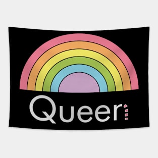 Gay lgbtq trans queer queen pride Parade rainbow gift Tapestry