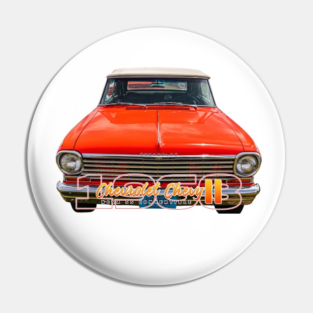 1963 Chevrolet Chevy II Nova SS Convertible Pin by Gestalt Imagery