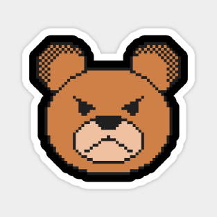 Teddy's Angry - Official Akiko Kumagara 4.0 Merch Magnet