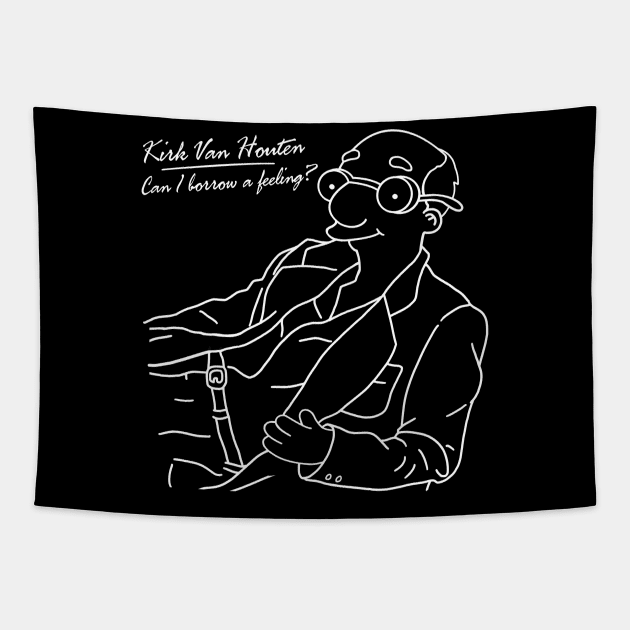 Can I Borrow A Feeling? - Outline Black Tapestry by Rock Bottom