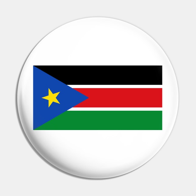 Flag of South Sudan Pin by COUNTRY FLAGS