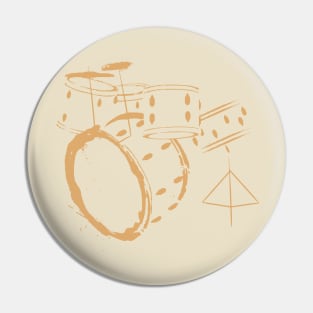 Drum Lines IV Pin