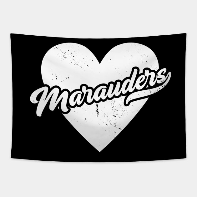 Vintage Marauders School Spirit // High School Football Mascot // Go Marauders Tapestry by SLAG_Creative