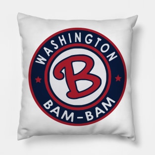 Bam Bam Washington Pillow