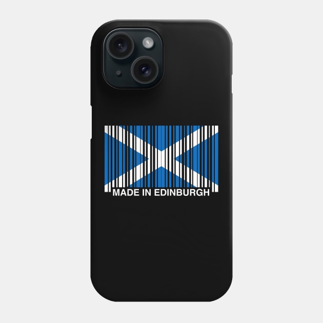 Made in Edinburgh Funny Scottish Flag Phone Case by GiftTrend