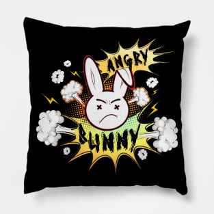 Angry Bunny Pillow