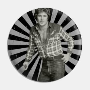 Retro Hasselhoff Pin