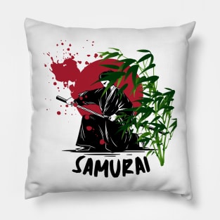 Japanese samurai T-Shirt Pillow