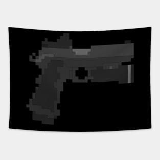 8 bit pistol Tapestry