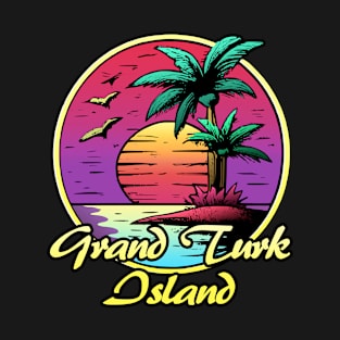 Grand Turk Island summer sunset Sun T-Shirt