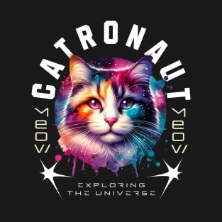 Cat in Space, Cat Lovers, Kitten in Space, Astronaut Cat T-Shirt