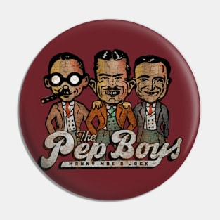 PEP BOYS old and glorious Vintage Pin