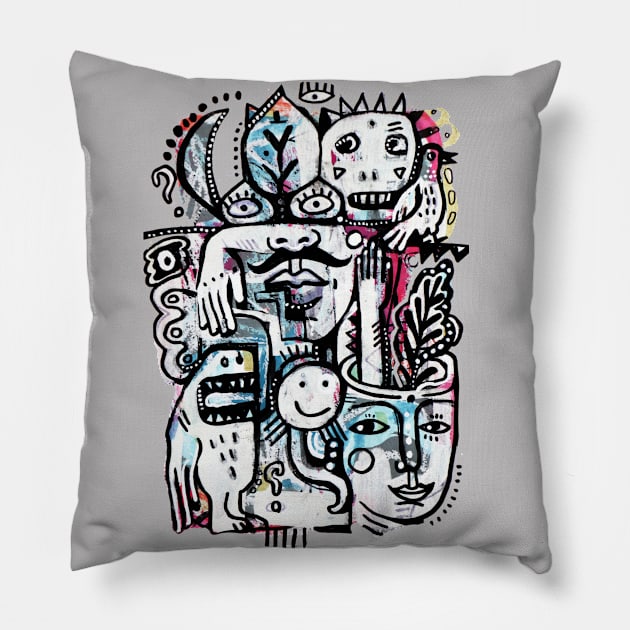 adventure Pillow by Daria Kusto