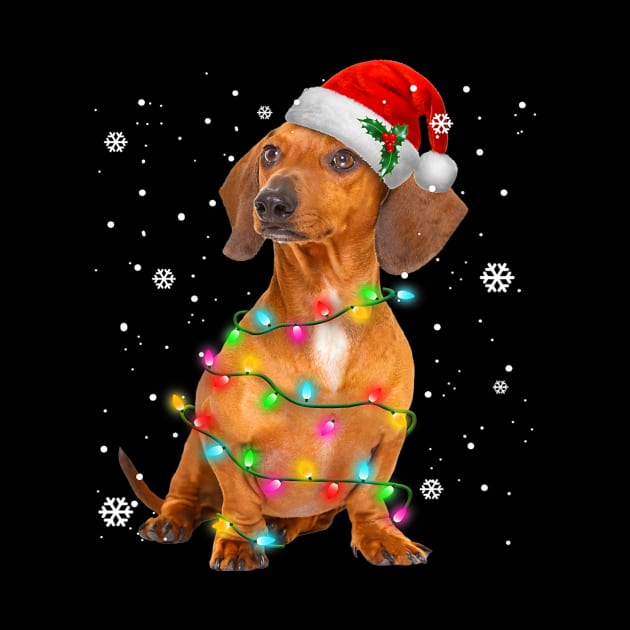 Dachshund Dogs Tree Christmas Sweater Xmas Gifts by bienvaem