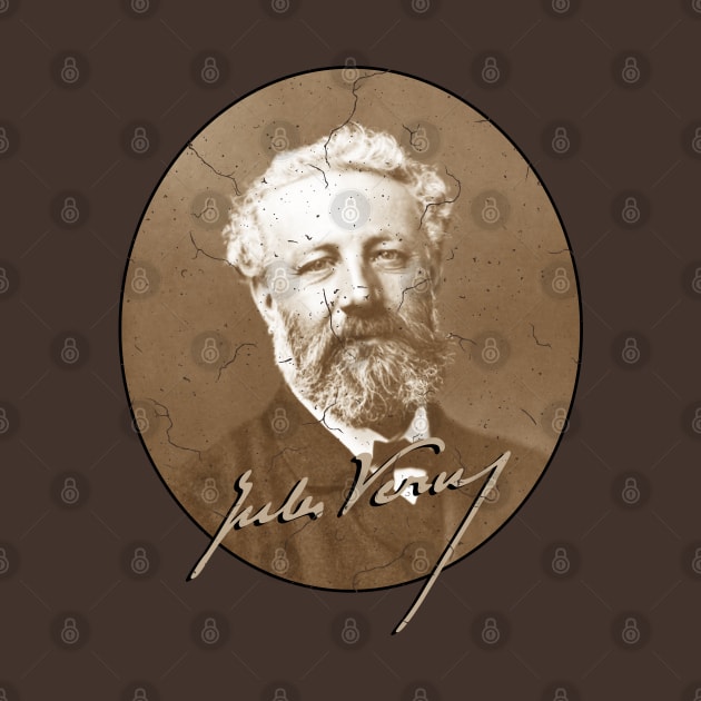 Science Fiction Visionary - Jules Verne Portrait 2 by EDDArt