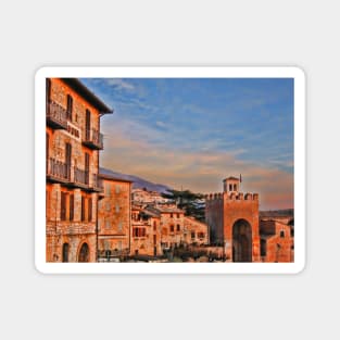 Sunset. Assisi, Italy Magnet