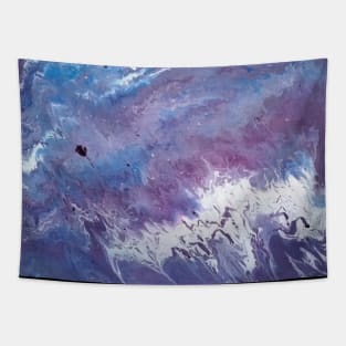 Purple mayhem Tapestry