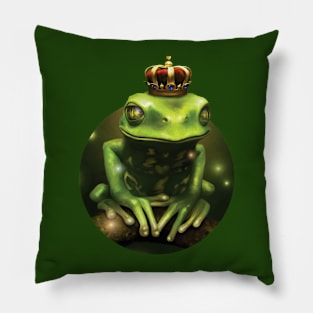 Frog Prince Pillow