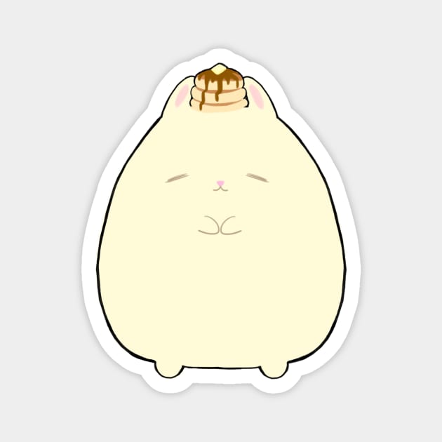 Pancake Bunny Magnet by CITROPICALL