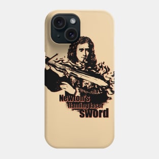 Newton's flaming laser sword Phone Case