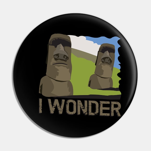 Easter island heads Pin by mypointink