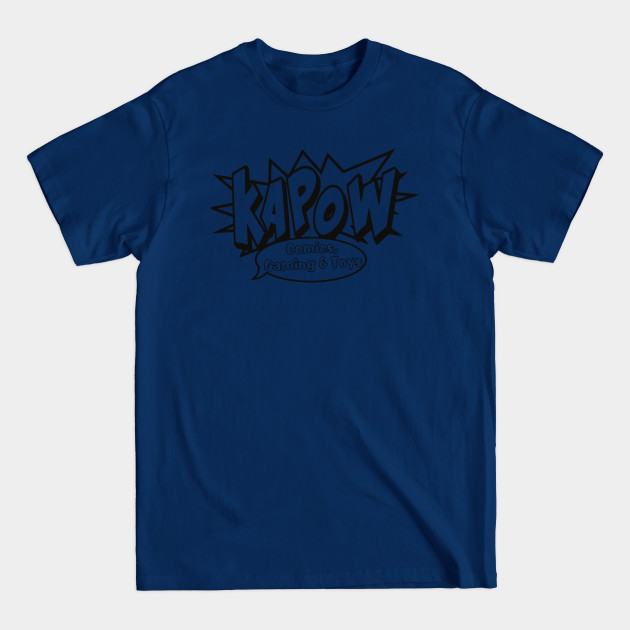 Disover Kapow! Black - Comics - T-Shirt