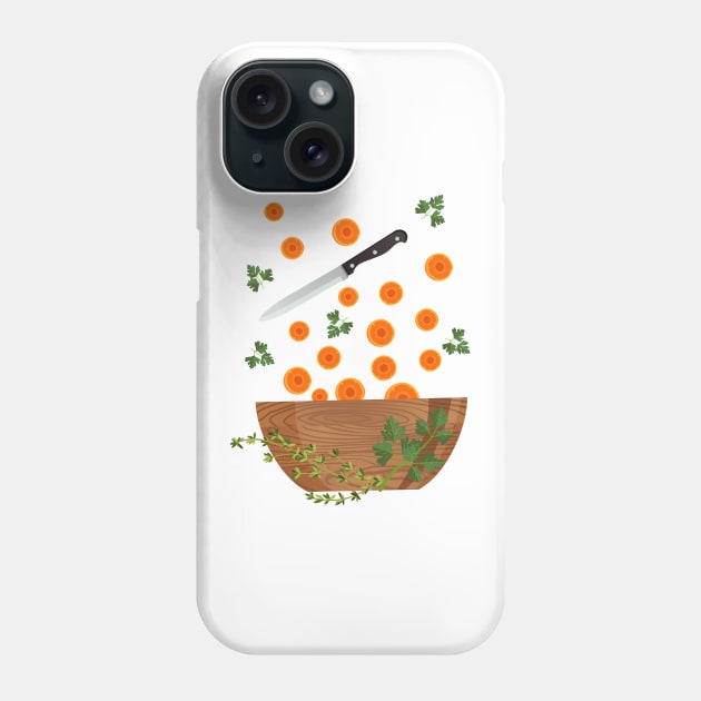 Carrot Explosion Phone Case by SWON Design