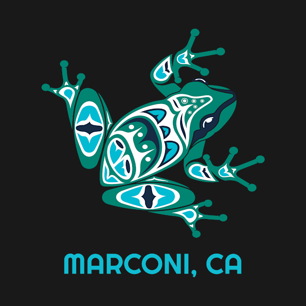 Marconi, California Frog Pacific NW Native American Indian by twizzler3b