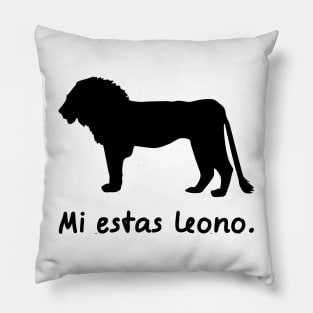 Mi estas leono Pillow