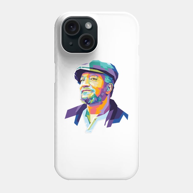 Fred Sanford Popart Uncurve Phone Case by REKENINGDIBANDETBRO