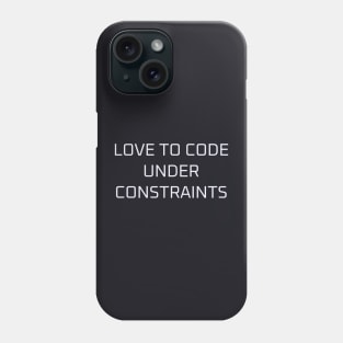 Love to code Phone Case