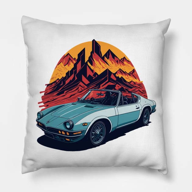 Bugatti Classic Car Pillow by Cruise Dresses