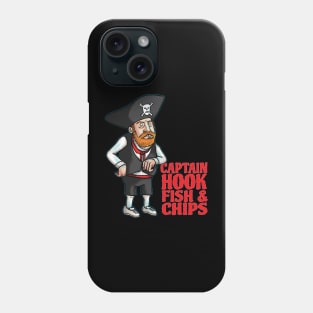 CAPT HOOK FISH AND CHIPS Phone Case