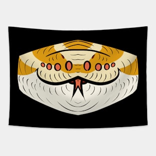 Albino Ball Python Mask Tapestry