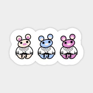 Three Chibis (Dobok) Magnet