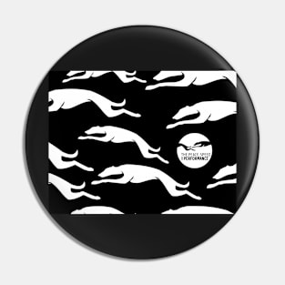 CAMO (WHITE-BLACK) FOR RUNNING SIGHTHOUND LOVERS Pin