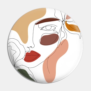 Beautiful Face Pin