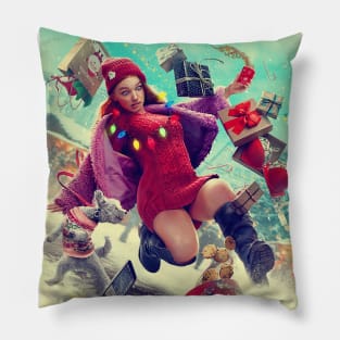 Christmas Shopping Pillow