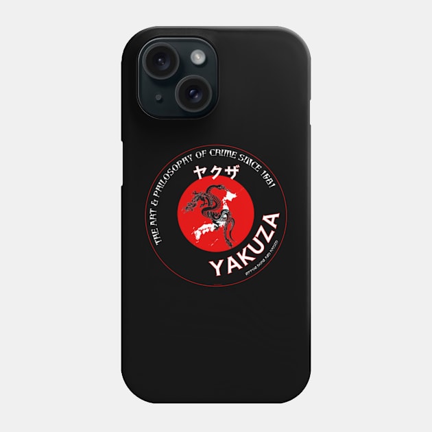 Yakuza The Art Of Crime (Red) By Abby Anime(c) Phone Case by Abby Anime