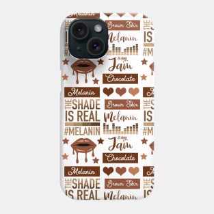 Drippin Melanin Sexy Lips Pattern Phone Case