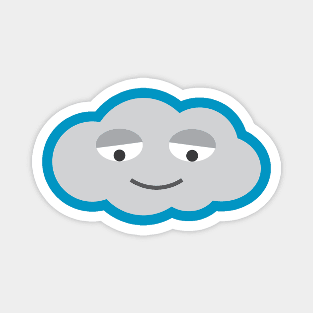 Happy Cloud Magnet by AlisonDennis