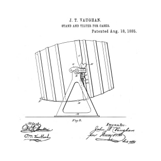 Stand for Casks Vintage Patent Hand Drawing T-Shirt