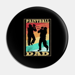 Paintball Dad Airsoft Softgun Airgun Mask Gift Pin