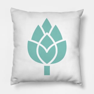 Nadeau Artichoke Teal Pillow