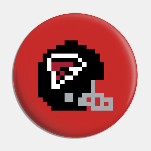 8 Bit Atlanta Falcon Helmet Pin by N8I