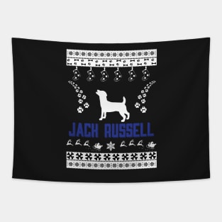 Merry Christmas JACK RUSSELL Tapestry